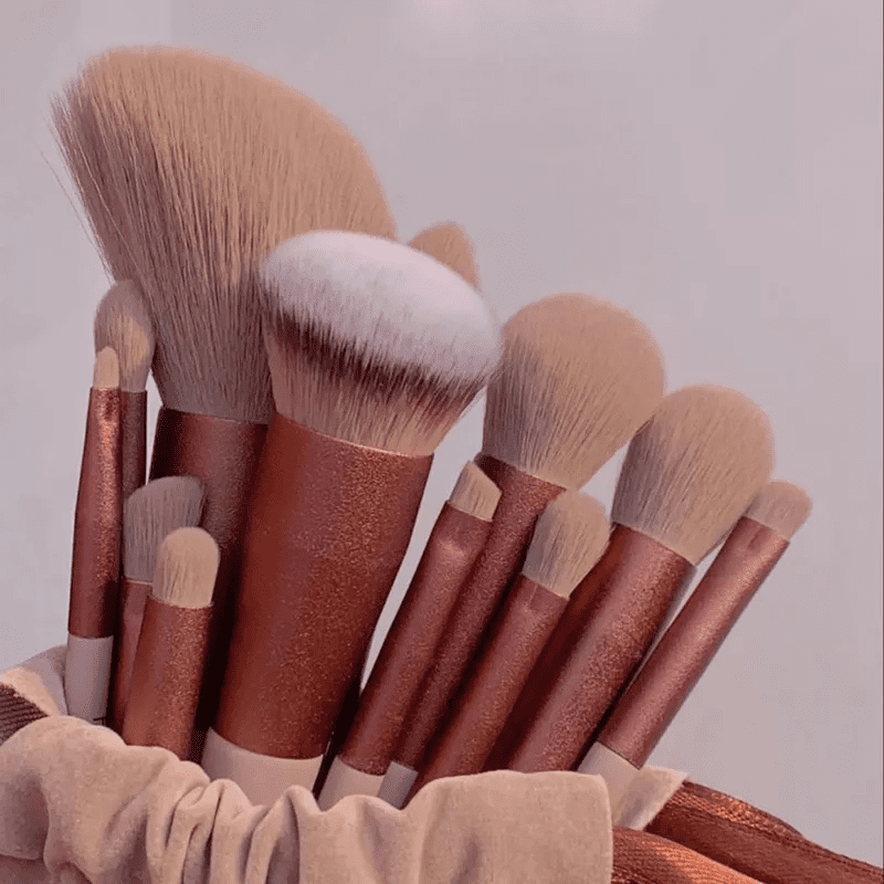 13 PCS Makeup Brushes Set Eye Shadow Foundation Women Cosmetic Brush Eyeshadow Blush Powder Blending Beauty Soft Make Up Tools