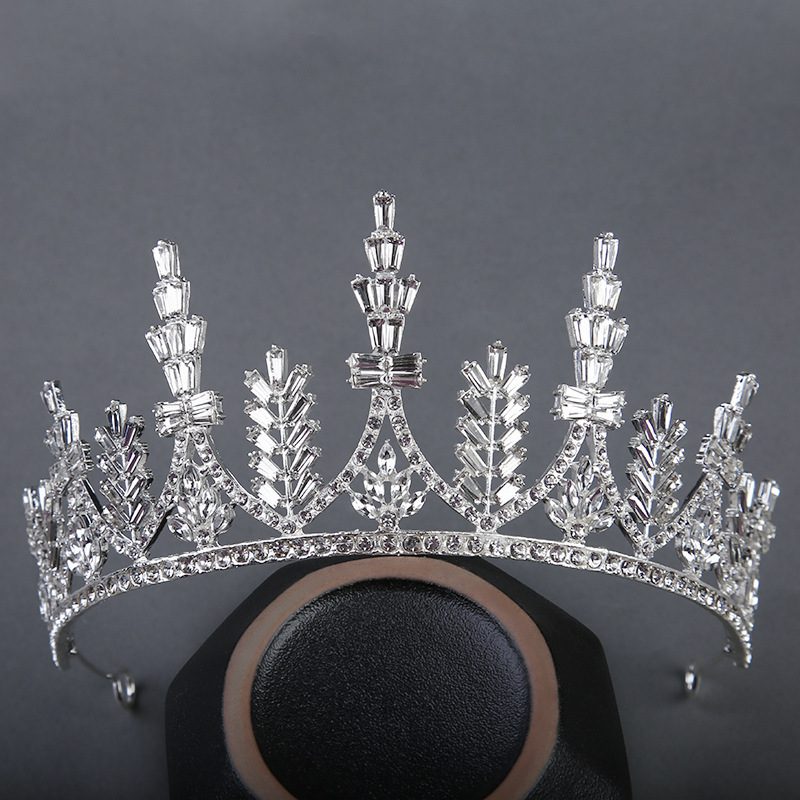 Korean Bridal Crown Jewelry Performance Alloy Pearl Headwear