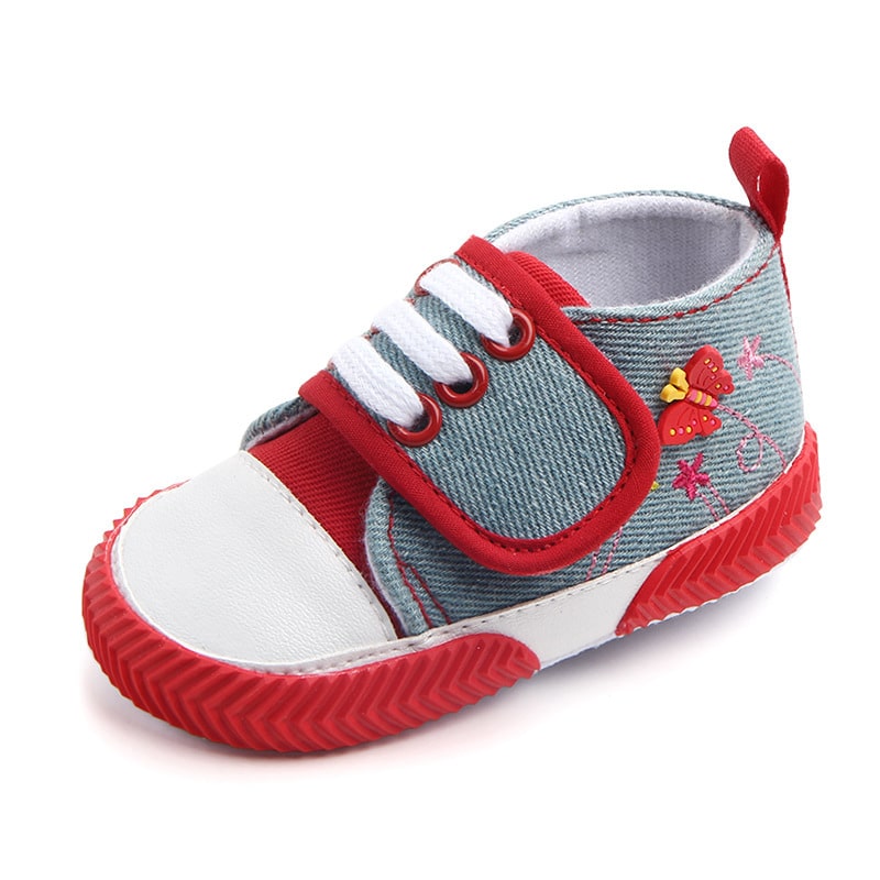 Butterfly baby shoes soft soled walking shoes