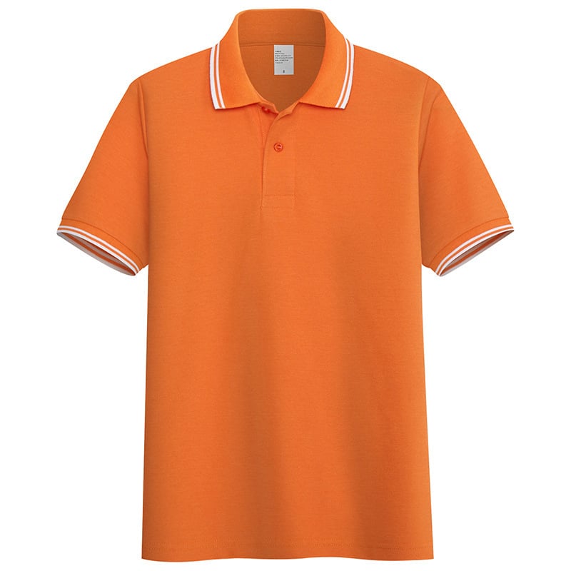 Summer Stand-up Collar Short-sleeved Polo Shirt Men