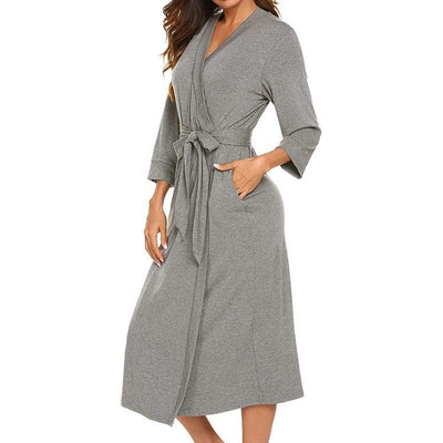 Bathrobe Silk Pajamas Nightwear Women Nightclothes