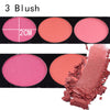 MISS ROSE 144 color 3 color 3 Color Eyeshadow blush eyebrow makeup set