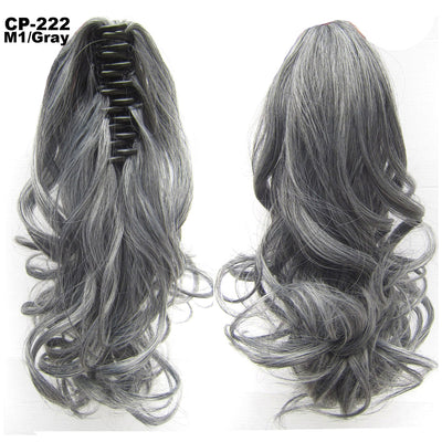 Gray Hairpiece Natural Extensions