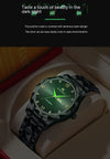 Double Calendar Tungsten Steel Waterproof Quartz Watch