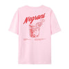 Nemoni Women Back Print Retro Style T-shirts Cocktail Drink