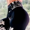 Gradient Gypsophila Digital Printing Slim High Waist Sports Yoga Pants Leggings