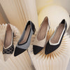 Japanese And Korean Flying Woven Women Pumps Simple