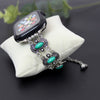 Watch Metal Turquoise Watch Bracelet