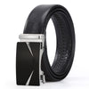 Men's Automatic Leather Buckle Business Belt