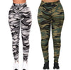 Camouflage Printed Grey Casual Legging Pants