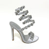 New Black Gold High-heeled Sandals for ladies